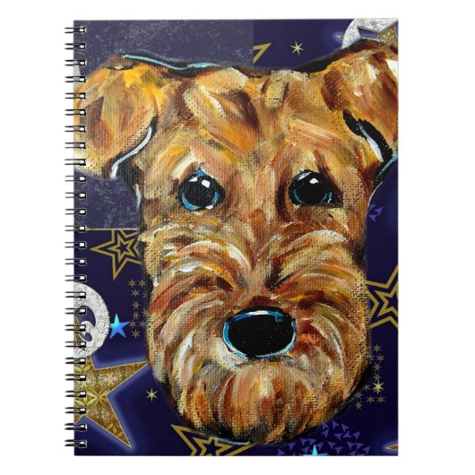 AIREDALE TERRIER NOTIZBLOCK (Vorderseite)