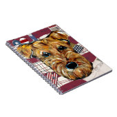 AIREDALE TERRIER NOTIZBLOCK (Rechte Seite)