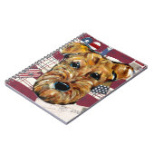 AIREDALE TERRIER NOTIZBLOCK (Linke Seite)