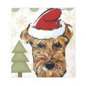 AIREDALE TERRIER NOTIZBLOCK (Vorderseite)