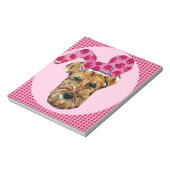 AIREDALE TERRIER NOTIZBLOCK (Rotiert)