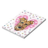 AIREDALE TERRIER NOTIZBLOCK (Rotiert)