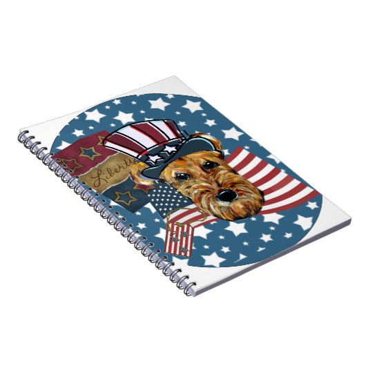 AIREDALE TERRIER NOTIZBLOCK (Rechte Seite)