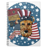 AIREDALE TERRIER NOTIZBLOCK (Vorderseite)