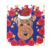 AIREDALE TERRIER NOTIZBLOCK (Vorderseite)