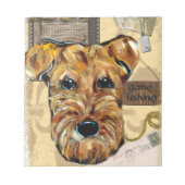 AIREDALE TERRIER NOTIZBLOCK (Vorderseite)