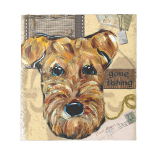 AIREDALE TERRIER NOTIZBLOCK
