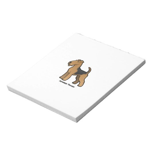 airedale Terrier Notizblock (Rotiert)