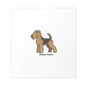 airedale Terrier Notizblock (Vorderseite)