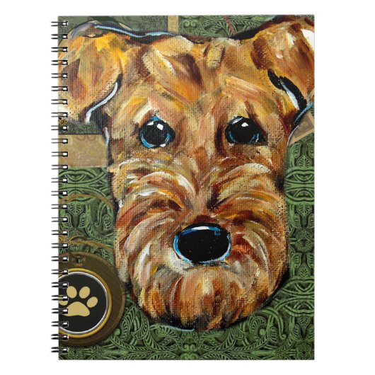 AIREDALE TERRIER NOTIZBLOCK (Vorderseite)