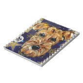 AIREDALE TERRIER NOTIZBLOCK (Rotiert)