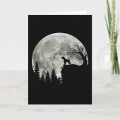 Airedale Terrier on Mountain Halloween Hundeliebha Karte (Vorderseite)