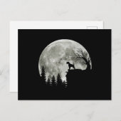 Airedale Terrier on Mountain Halloween Hundeliebha Postkarte (Vorne/Hinten)