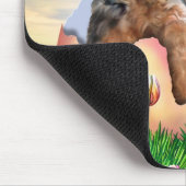 Airedale Terrier Osterüberraschung Mousepad (Ecke)