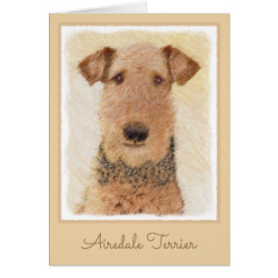 Airedale Terrier Painting - Niedliche Kunst
