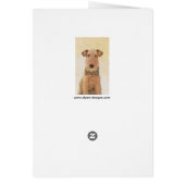 Airedale Terrier Painting - Niedliche Kunst (Hinten)