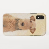 Airedale Terrier Painting - Niedliche Kunst Case-Mate iPhone Hülle (Rückseite (Horizontal))