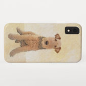 Airedale Terrier Painting - Niedliche Kunst Case-Mate iPhone Hülle (Rückseite (Horizontal))
