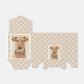 Airedale Terrier Painting - Niedliche Kunst Geschenkschachtel (Ungefaltet)