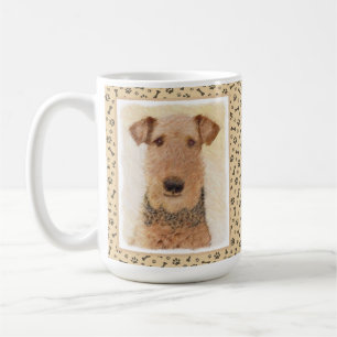 Airedale Terrier Painting - Niedliche Kunst Kaffeetasse