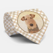 Airedale Terrier Painting - Niedliche Kunst Krawatte (Gerollt)