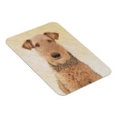 Airedale Terrier Painting - Niedliche Kunst Magnet (Rechte Seite)