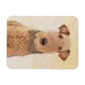 Airedale Terrier Painting - Niedliche Kunst Magnet (Horizontal)