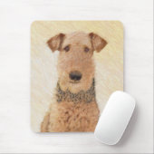 Airedale Terrier Painting - Niedliche Kunst Mousepad (Mit Mouse)