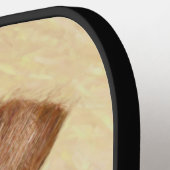 Airedale Terrier Painting - Niedliche Kunst Pickleball Schläger (Linke Seite)