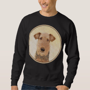 Airedale Terrier Painting - Niedliche Kunst Sweatshirt