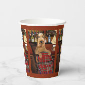 Airedale Terrier Pappbecher (Rückseite)