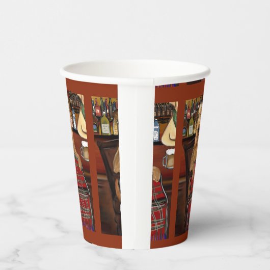 Airedale Terrier Pappbecher (Rechts)