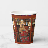 Airedale Terrier Pappbecher (Vorderseite)