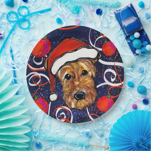 AIREDALE TERRIER PAPPTELLER (Party)