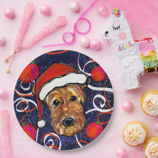 AIREDALE TERRIER PAPPTELLER (Party)