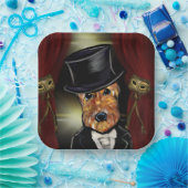 AIREDALE TERRIER PAPPTELLER (Party)