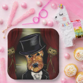 AIREDALE TERRIER PAPPTELLER (Party)