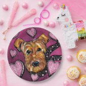 AIREDALE TERRIER PAPPTELLER (Party)