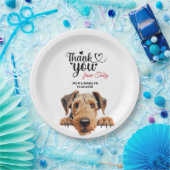 Airedale Terrier Pappteller (Party)