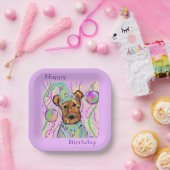 AIREDALE TERRIER PAPPTELLER (Party)