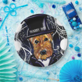AIREDALE TERRIER PAPPTELLER (Party)