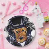 AIREDALE TERRIER PAPPTELLER (Party)