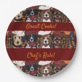 Airedale Terrier Pappteller (Vorderseite)