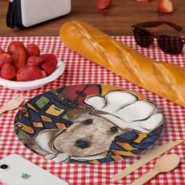 Airedale Terrier Pappteller