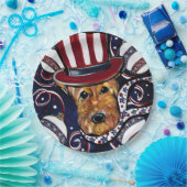 AIREDALE TERRIER PAPPTELLER (Party)