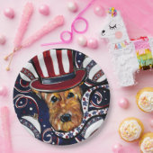 AIREDALE TERRIER PAPPTELLER (Party)