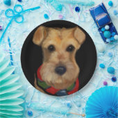 Airedale Terrier Pappteller (Party)