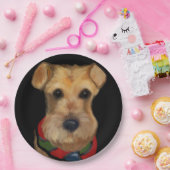 Airedale Terrier Pappteller (Party)