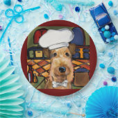 Airedale Terrier Pappteller (Party)