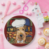 Airedale Terrier Pappteller (Party)